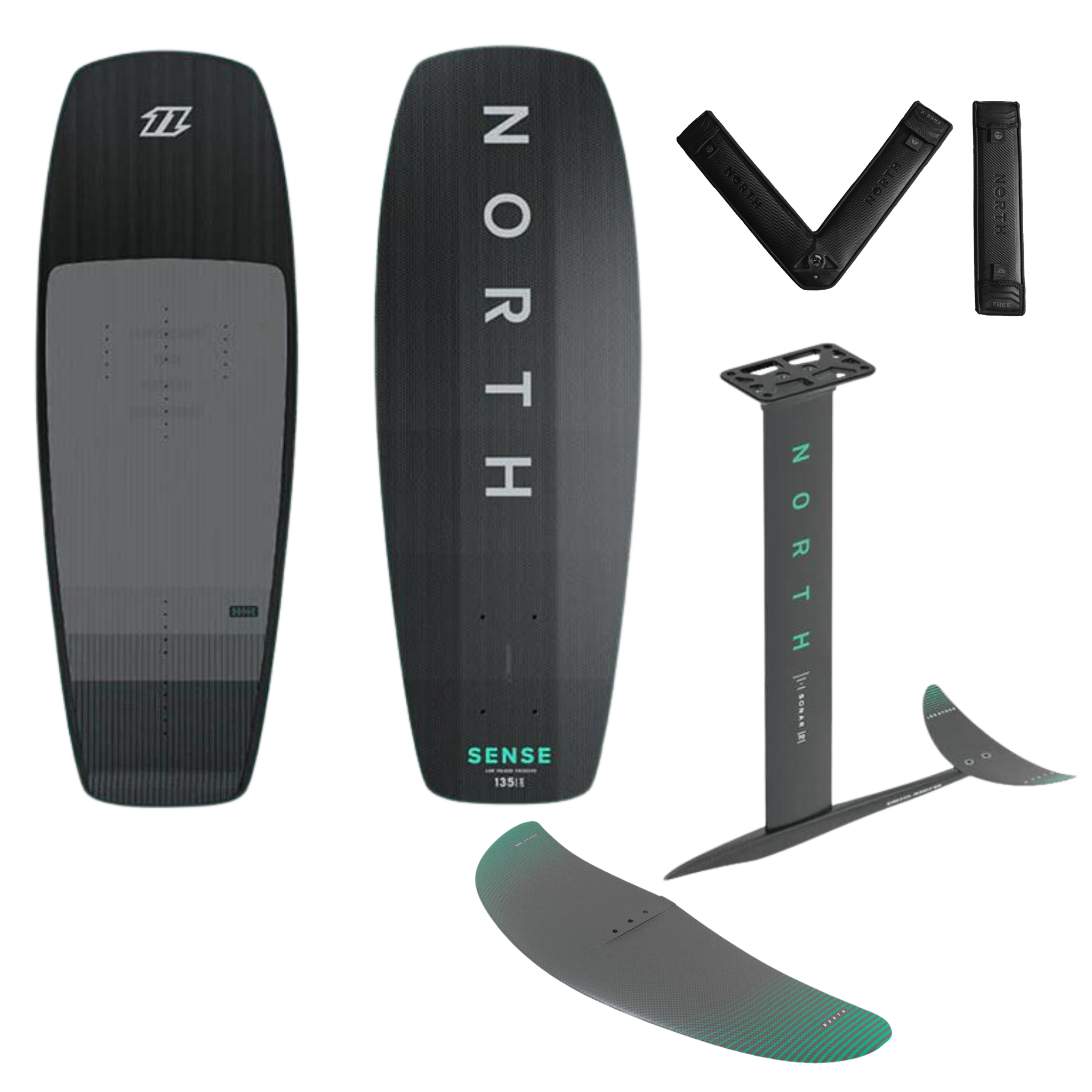 2021 North Sense Foil Package Complete Foil Setup Stoked Kitesurfing