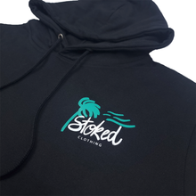 Load image into Gallery viewer, Black Stoked Hoodie