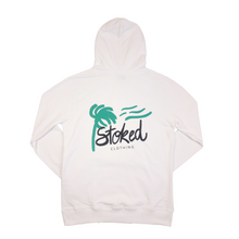 Load image into Gallery viewer, White Stoked Hoodie