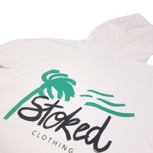 Load image into Gallery viewer, White Stoked Hoodie